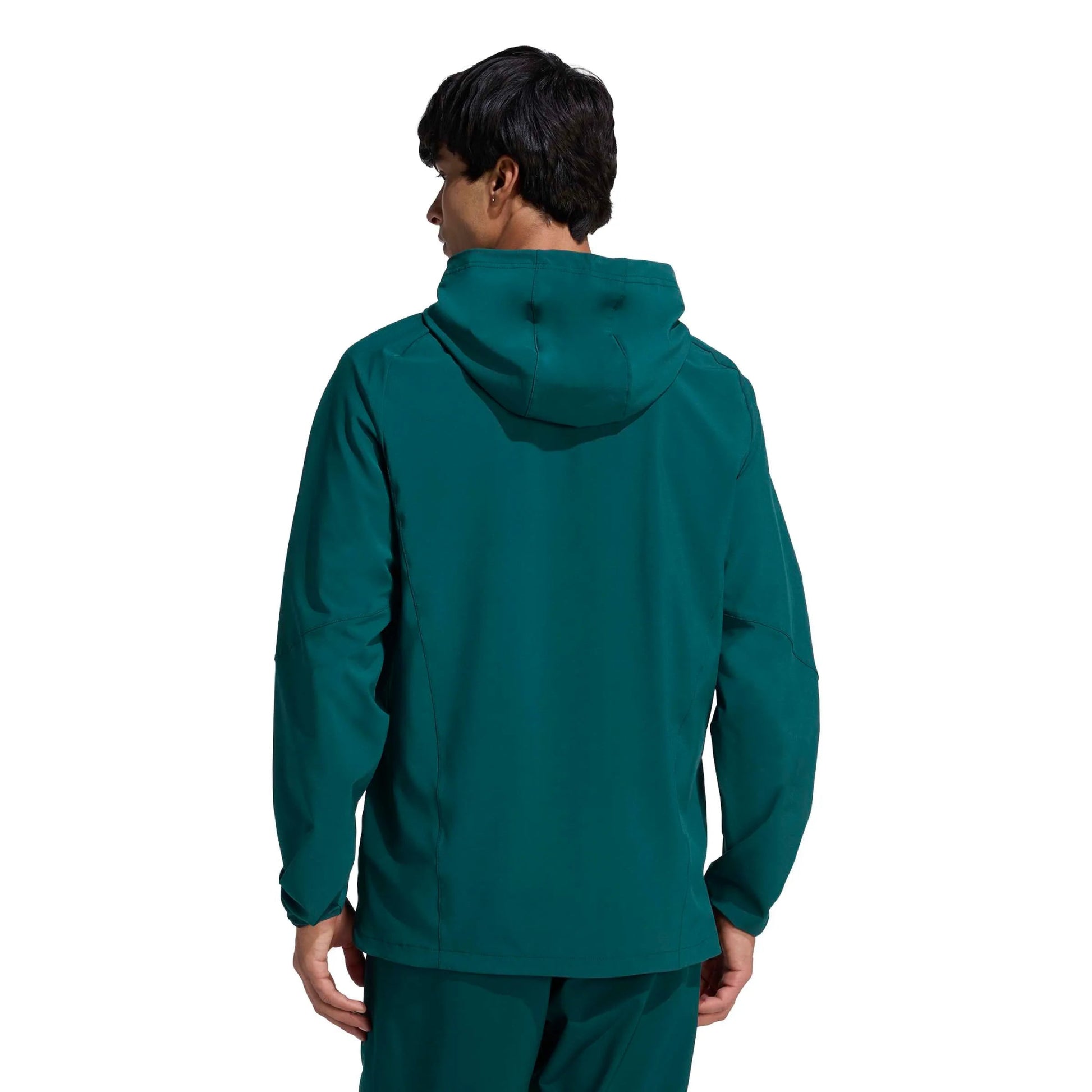 Adidas 2026 Mexico Men's Tiro Travel Full Zip Windbreaker Aurora Ivy
