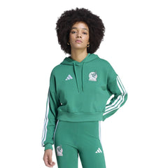 Adidas 2026 Mexico Women's DNA Hoodie Bold Green