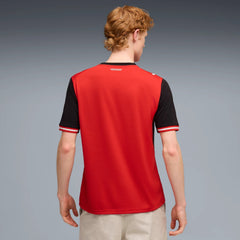 Puma 2026 Austria Men's Stadium Home Soccer Jersey Puma Red-Puma Black