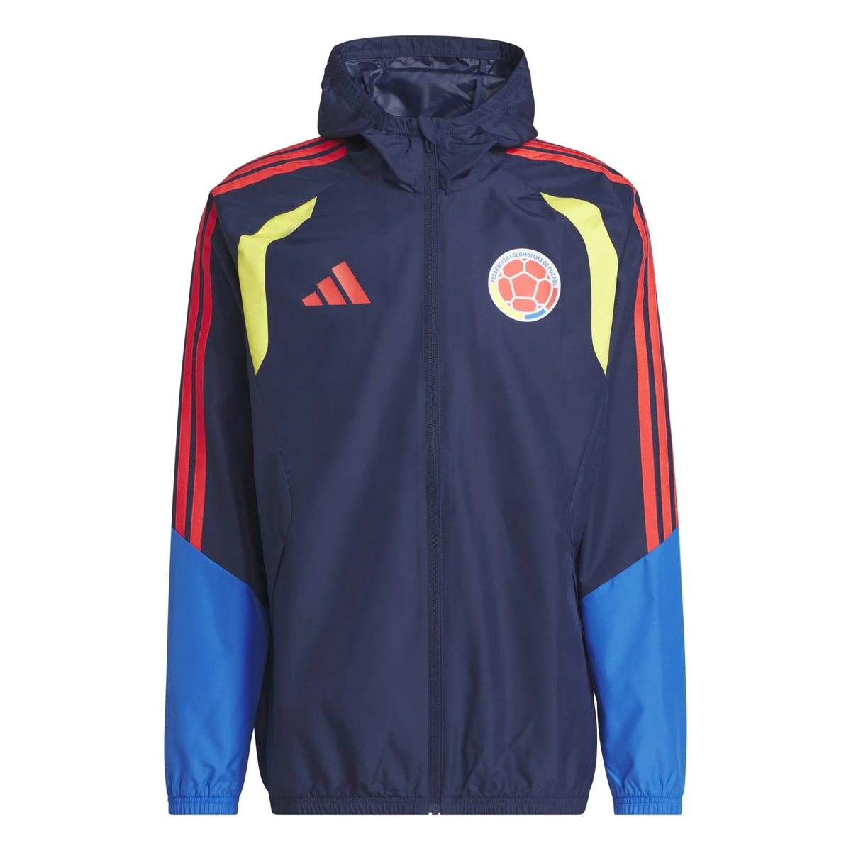 Adidas 2026 Colombia Men's All-Weather Jacket Team Navy Blue 2
