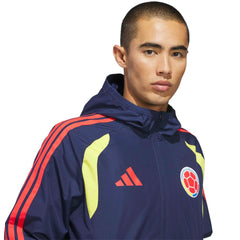 Adidas 2026 Colombia Men's All-Weather Jacket Team Navy Blue 2