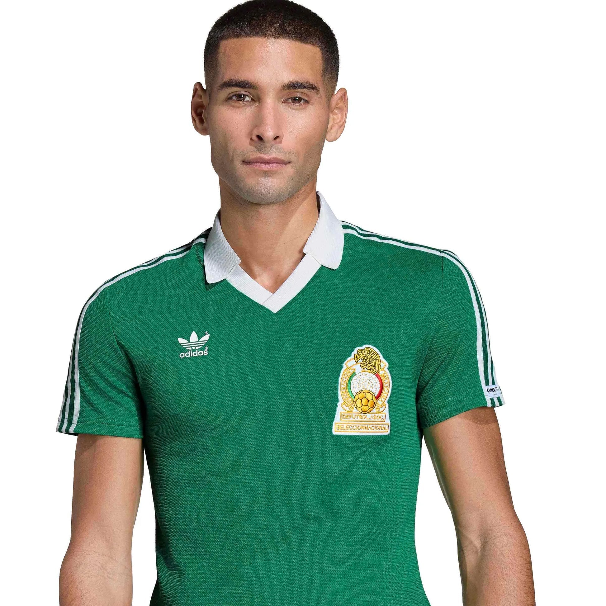 Adidas 1986 Mexico Men's Retro Stadium Home Soccer Jersey Green
