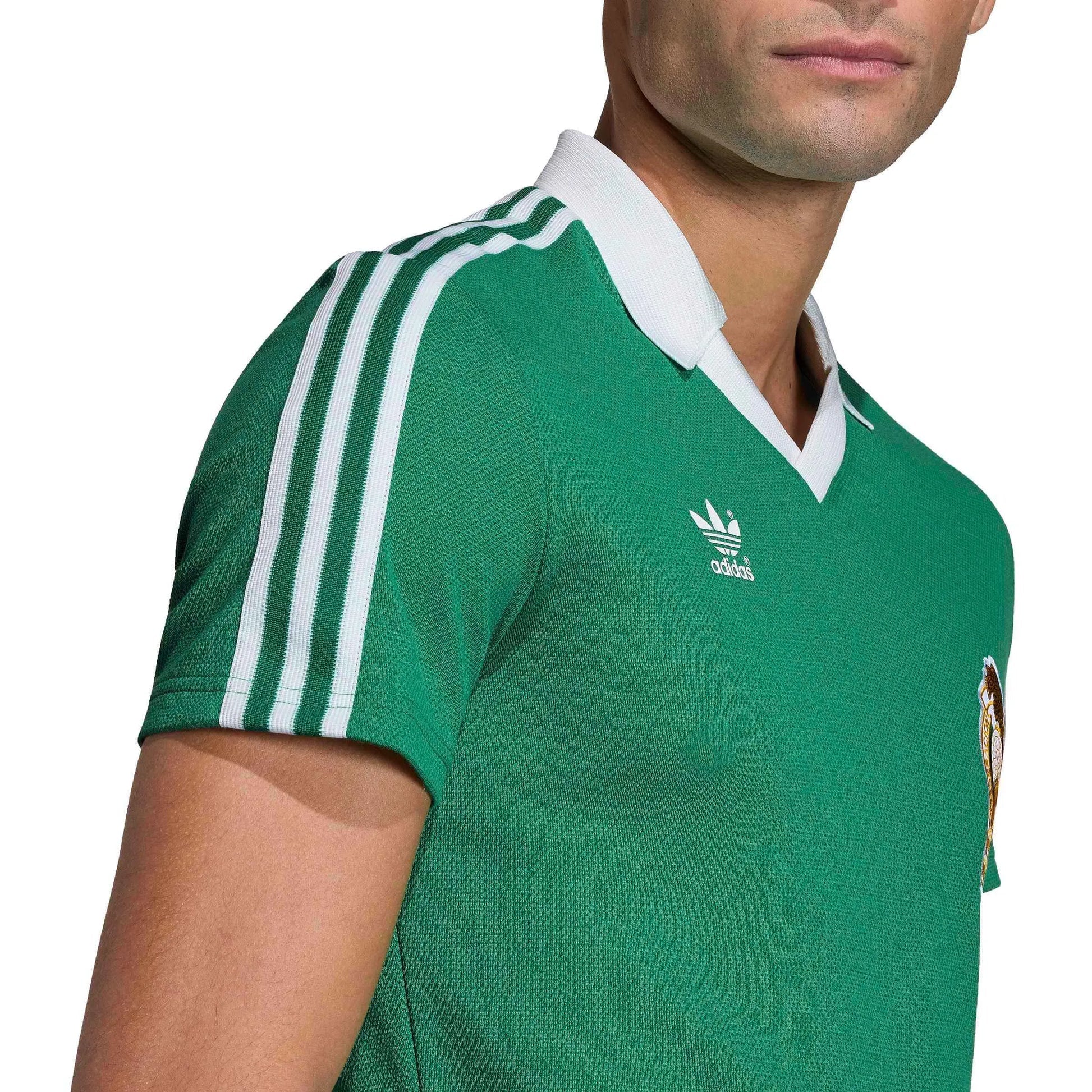 Adidas 1986 Mexico Men's Retro Stadium Home Soccer Jersey Green
