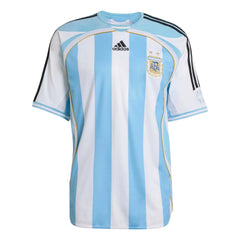 Adidas 2006 Argentina Men's Retro Stadium Home Soccer Jersey White / Clear Blue