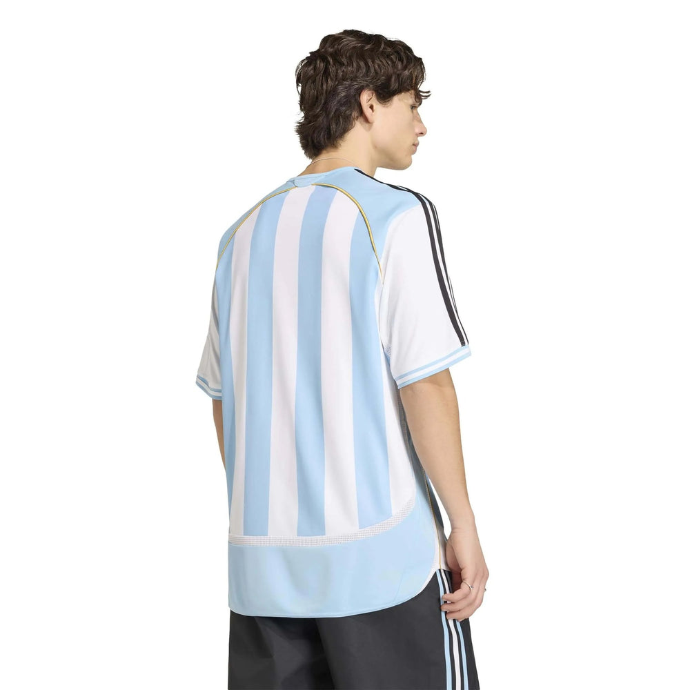 Adidas 2006 Argentina Men's Retro Stadium Home Soccer Jersey White / Clear Blue