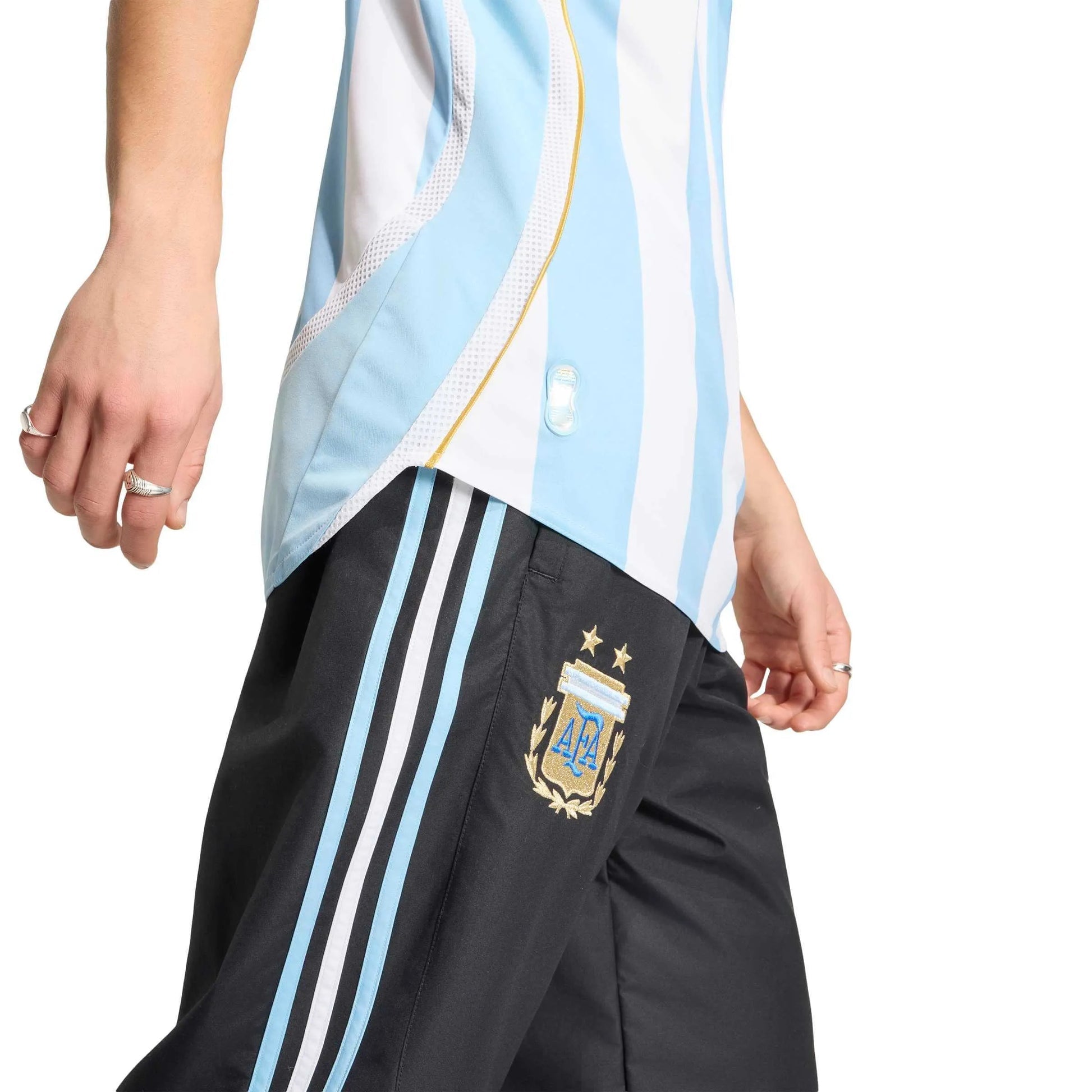Adidas 2006 Argentina Men's Retro Stadium Home Soccer Jersey White / Clear Blue