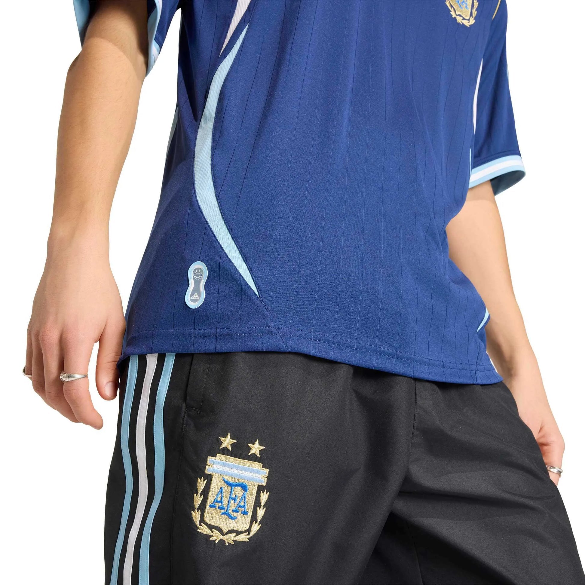 Adidas 2006 Argentina Men's Retro Stadium Away Soccer Jersey Dark Blue