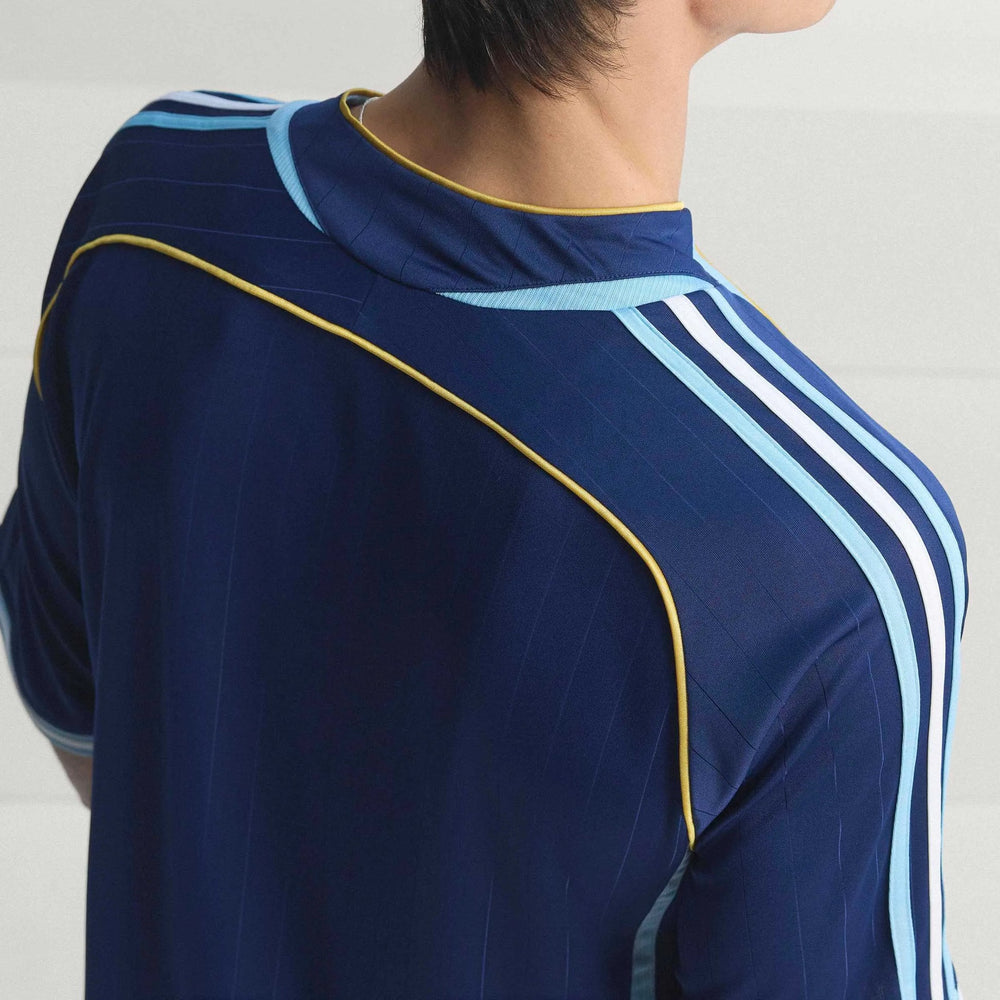 Adidas 2006 Argentina Men's Retro Stadium Away Soccer Jersey Dark Blue