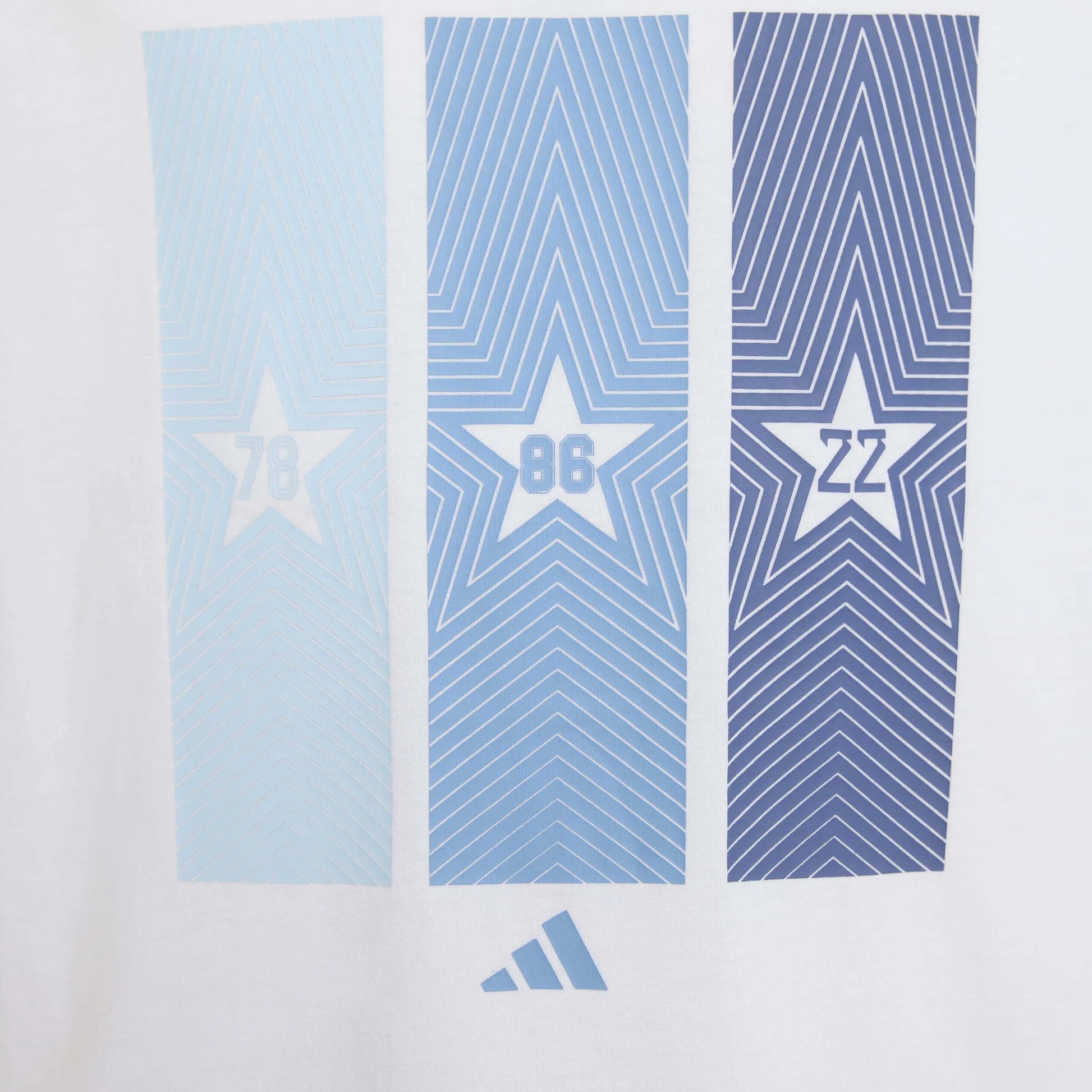 Adidas 2026 Argentina Youth Home Tee White