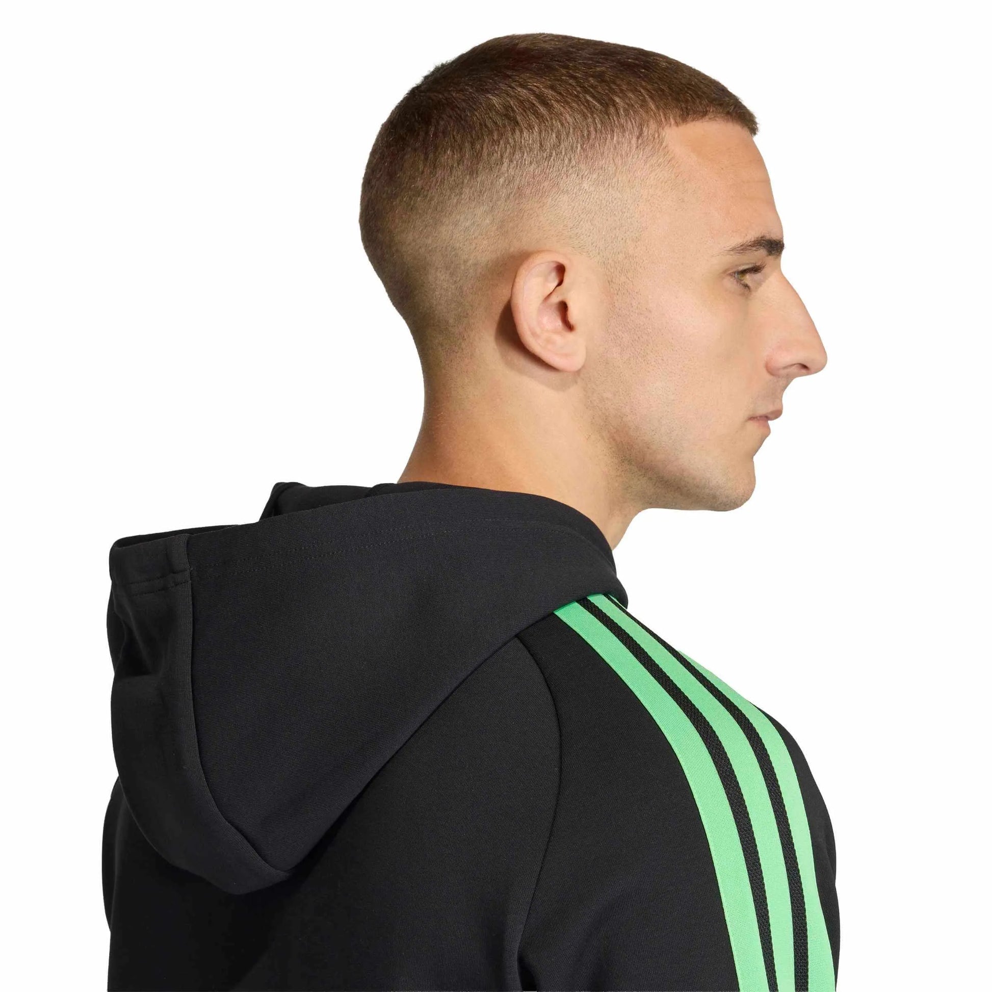 Adidas 2026 Mexico Men's Tiro Hoodie Black/Green