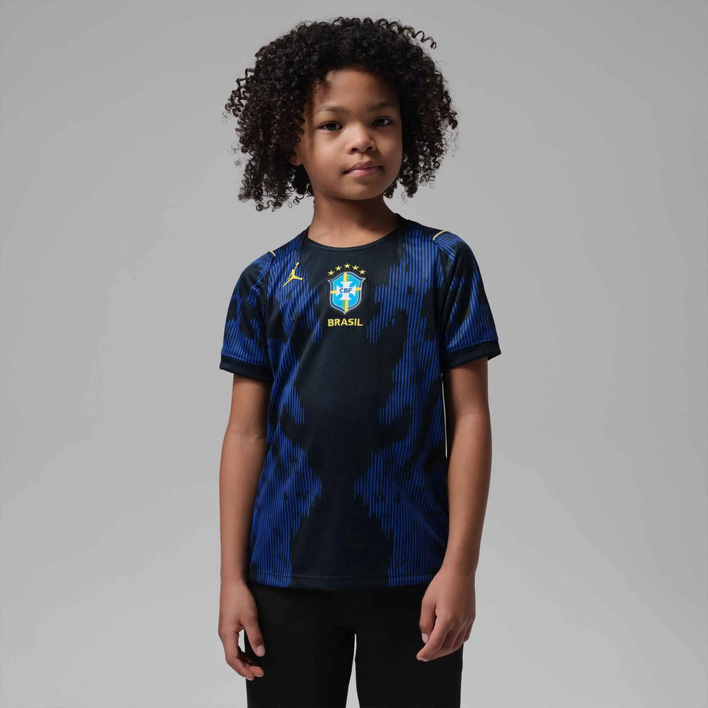 Nike 2026-27 Brazil Little Kids' Stadium Away Soccer Jersey Old Royal/Black/P109C