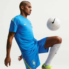 Nike 2026-27 Brazil Men's Stadium Home Shorts LT Photo Blue/Light Menta/White