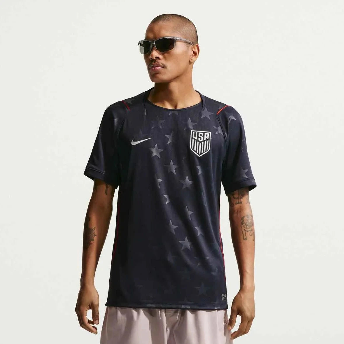 Nike 2026-27 USMNT Men's Stadium Away Soccer Jersey Dark Obsidian/Pure Platinum