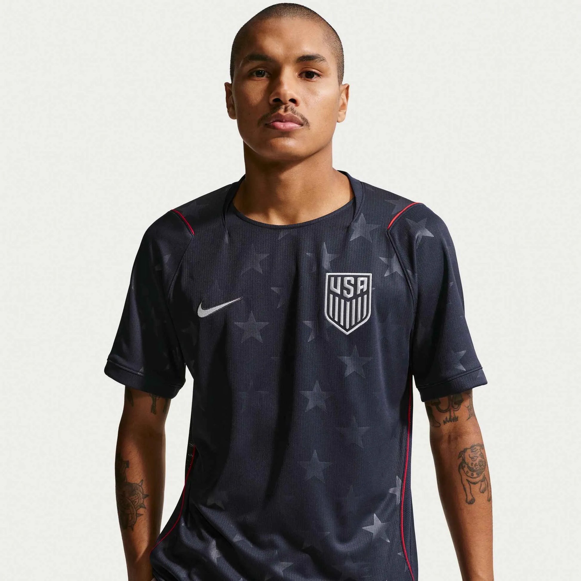 Nike 2026-27 USMNT Men's Stadium Away Soccer Jersey Dark Obsidian/Pure Platinum