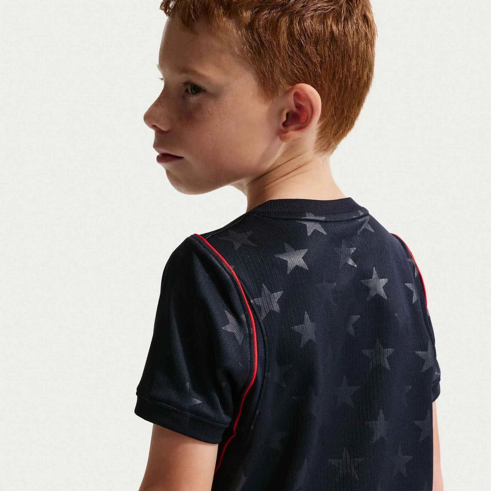 Nike 2026-27 USMNT Little Kid's Stadium Away Kit Dark Obsidian/Pure Platinum