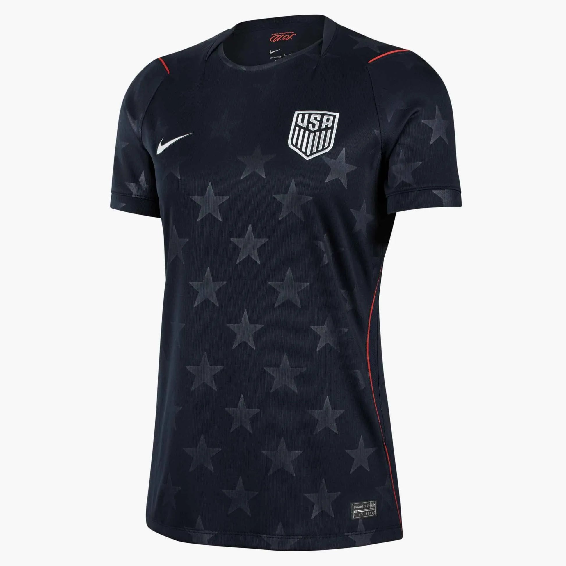 Nike 2026-27 USMNT Women's Stadium Away Soccer Jersey Dark Obsidian/Pure Platinum