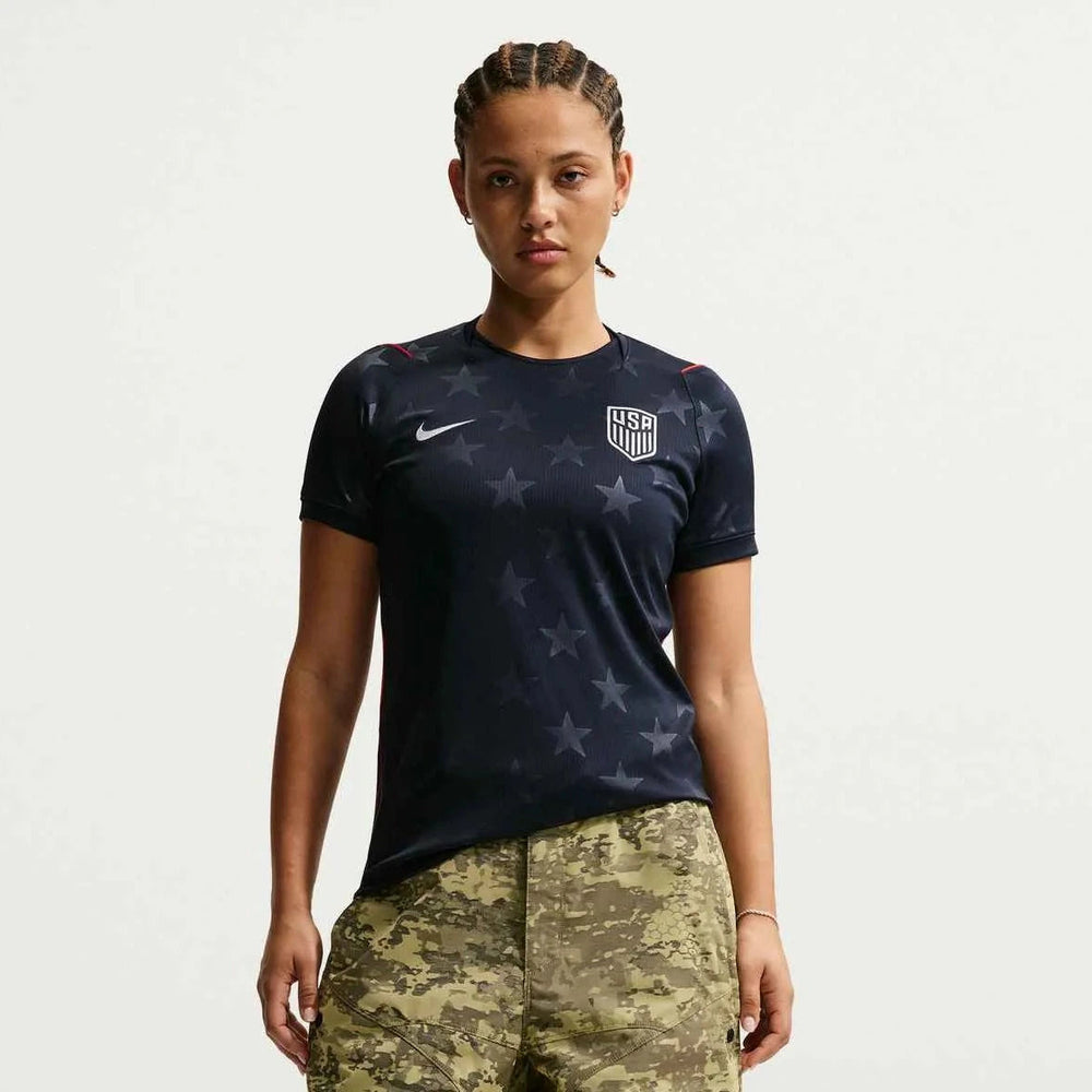 Nike 2026-27 USMNT Women's Stadium Away Soccer Jersey Dark Obsidian/Pure Platinum