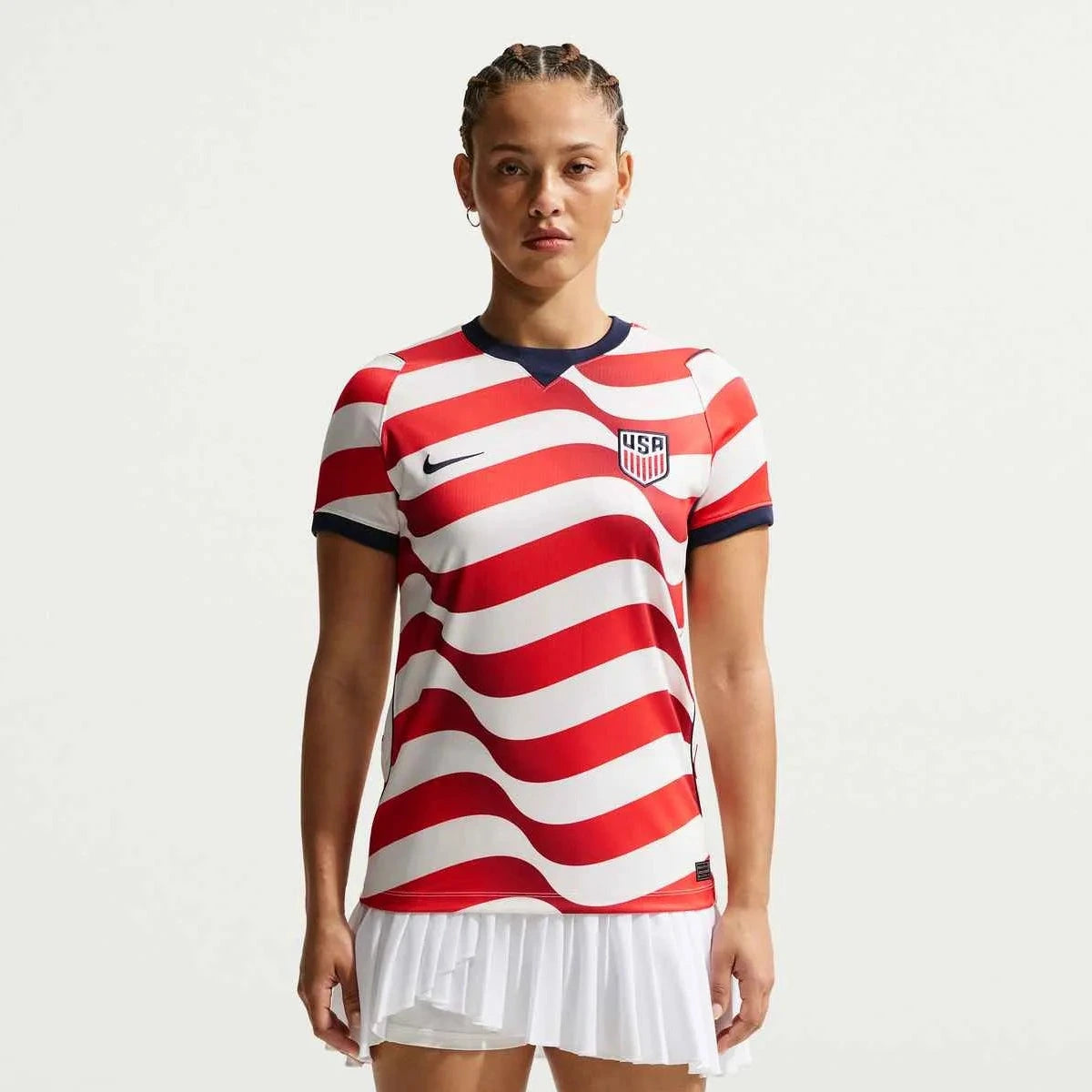 Nike 2026-27 USMNT Women's Stadium Home Soccer Jersey Sail/Midnight Navy/Midnight Navy