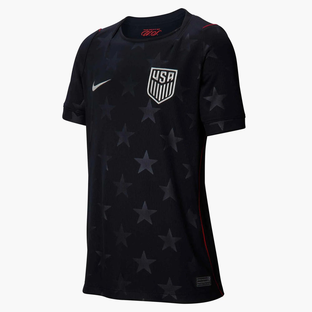 Nike 2026-27 USMNT Youth Stadium Away Soccer Jersey Dark Obsidian/Pure Platinum