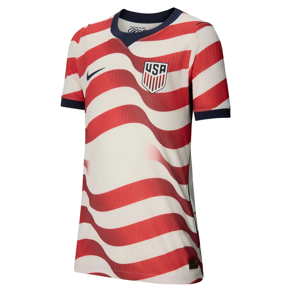 Nike 2026-27 USMNT Youth Authentic Home Player Soccer Jersey Sail/Midnight Navy/Midnight Navy