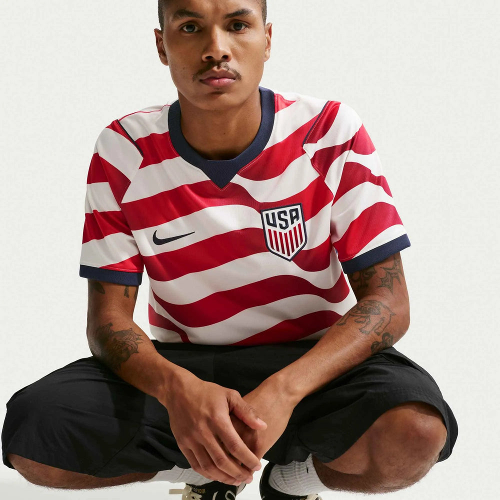 Nike 2026-27 USMNT Men's Stadium Home Soccer Jersey Sail/Midnight Navy/Midnight Navy