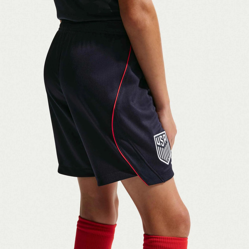 Nike 2026-27 USMNT Youth Stadium Away Shorts Dark Obsidian/Pure Platinum