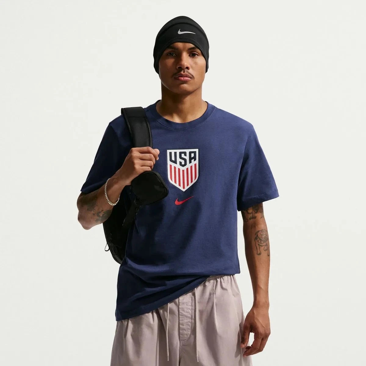 Nike 2026-27 USMNT Men's Crest Tee Midnight Navy