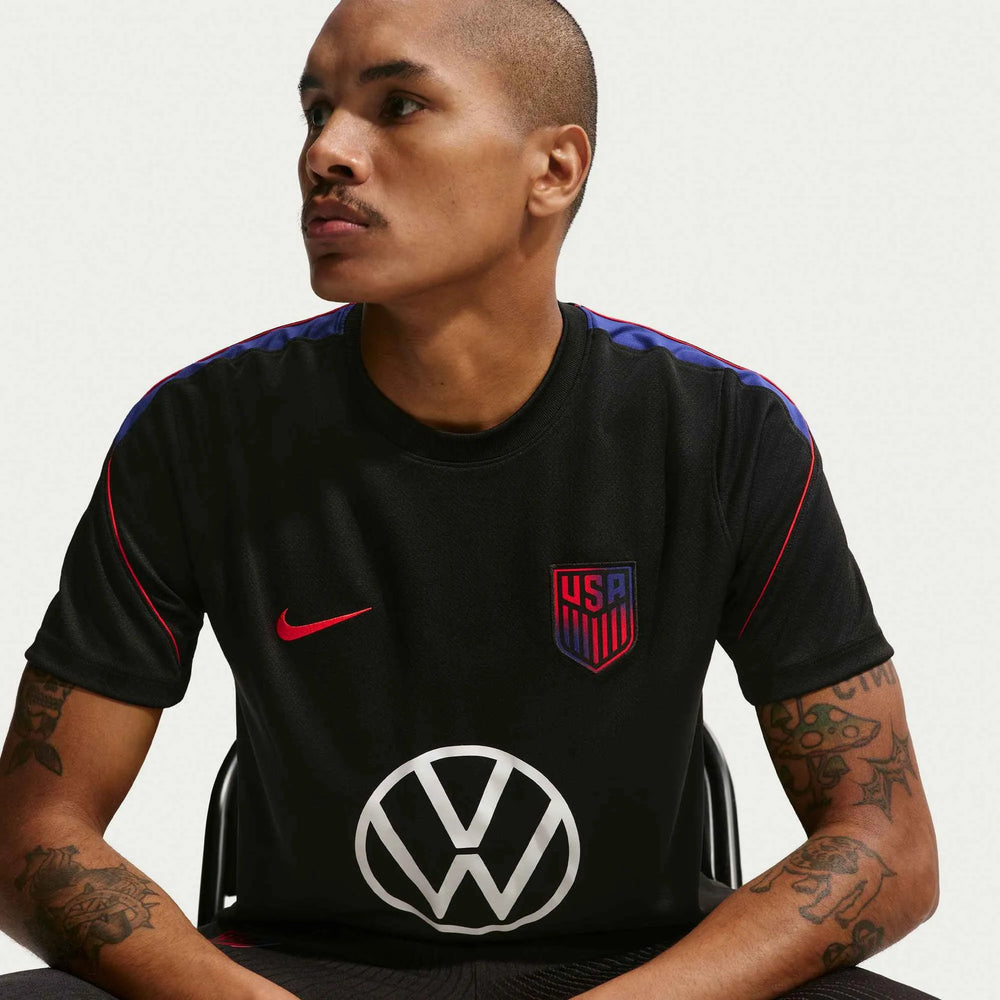 Nike 2026-27 USMNT Men's Strike Top Black/Deep Royal Blue/Challenge Red