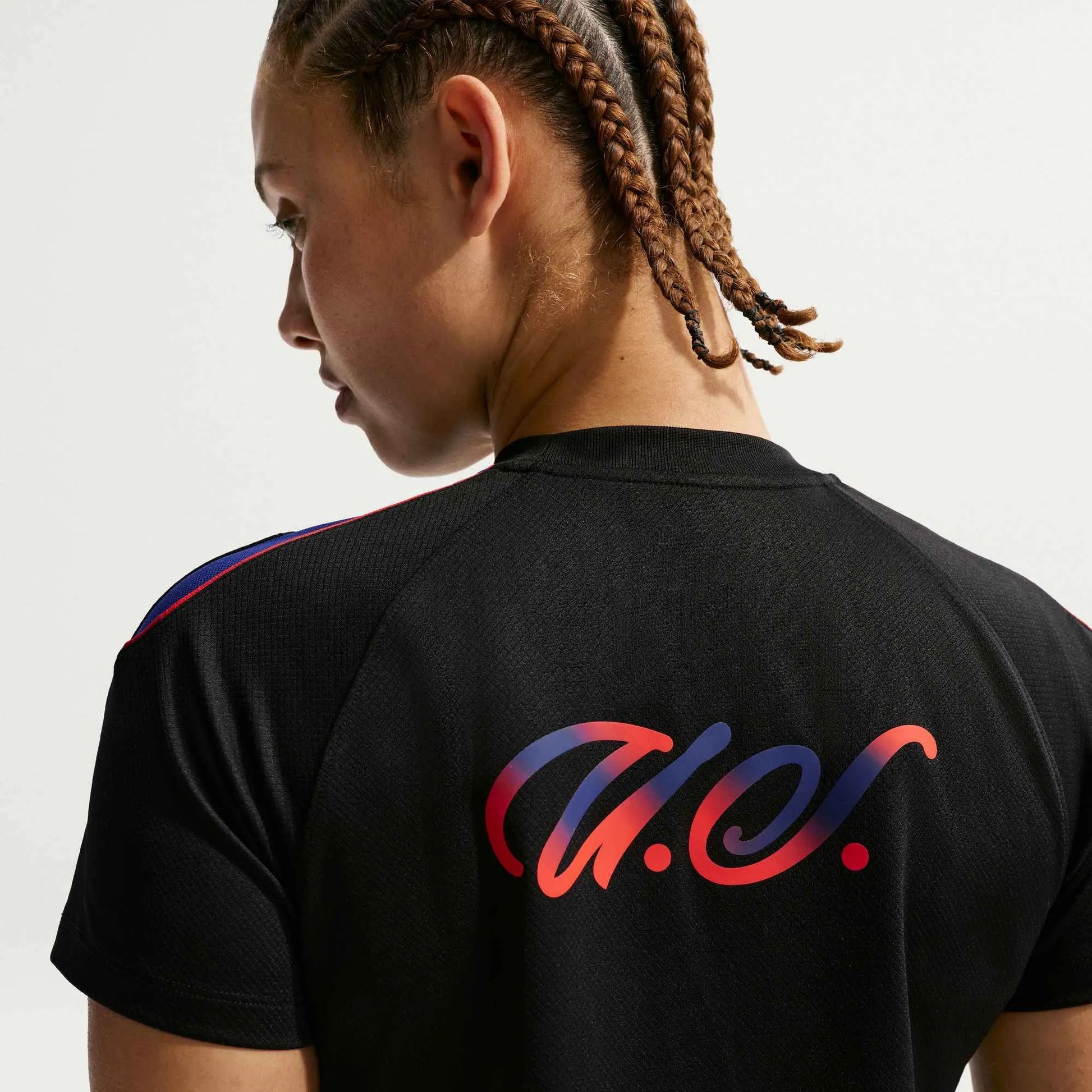 Nike 2026-27 USMNT Women's Strike Top Black/Black/Challenge Red