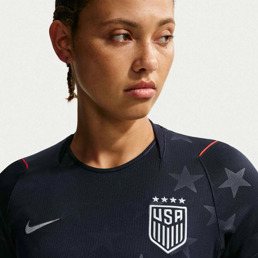 Nike 2026-27 USWNT Women's Stadium Away Soccer Jersey Dark Obsidian/Pure Platinum