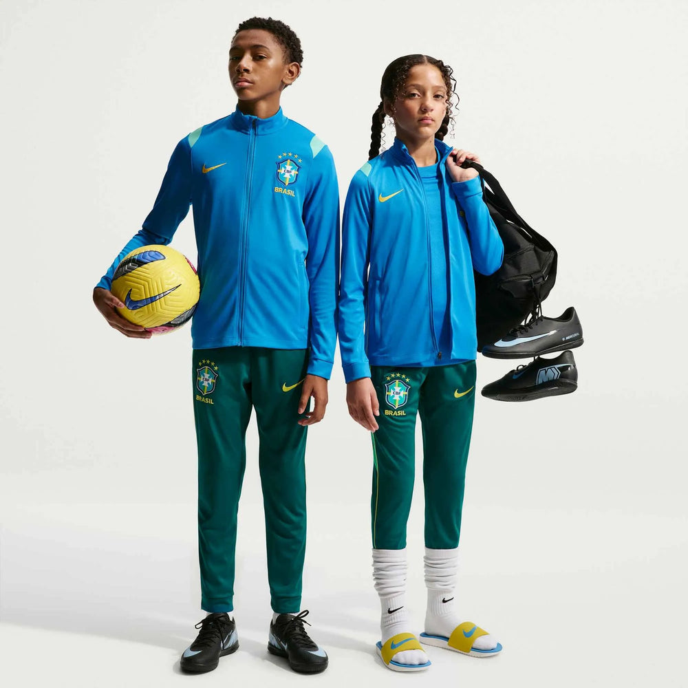 Nike 2026-27 Brazil Youth Academy Pro Track Suit LT Photo Blue/Geode Teal/Midwest Gold