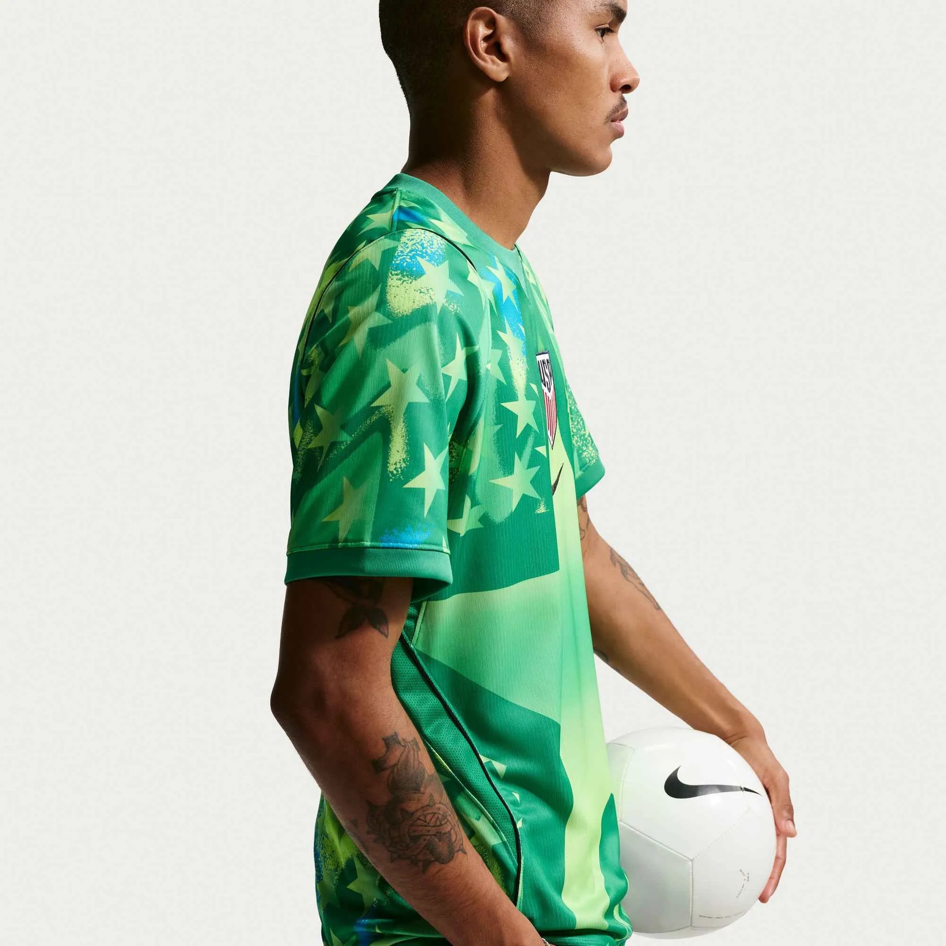 Nike 2026-27 USMNT Men's Stadium Goalkeeper Soccer Jersey Stadium Green/Black/Black