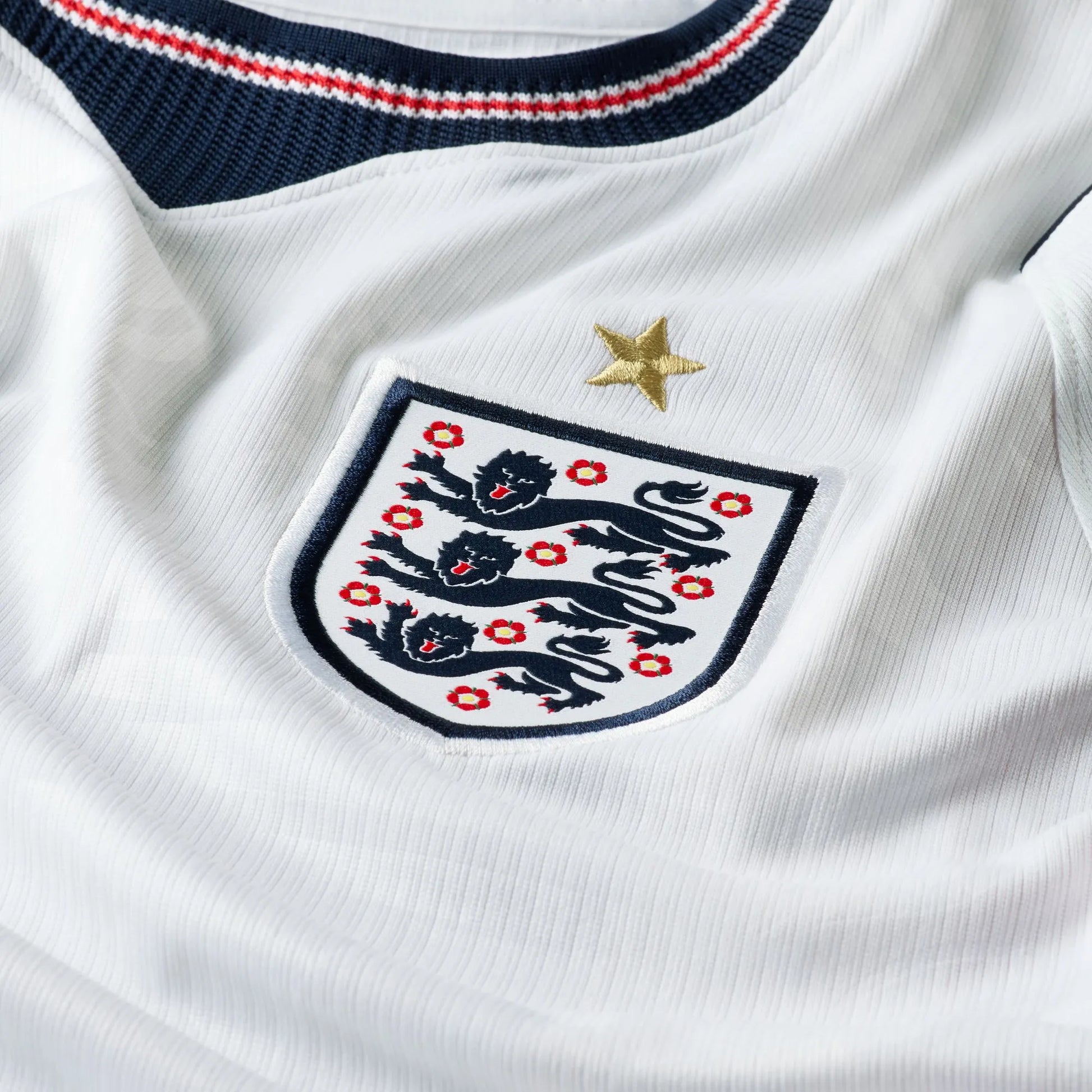 Nike 2026-27 England Men's Stadium Home Soccer Jersey White/Speed Red/Obsidian/Obsidian