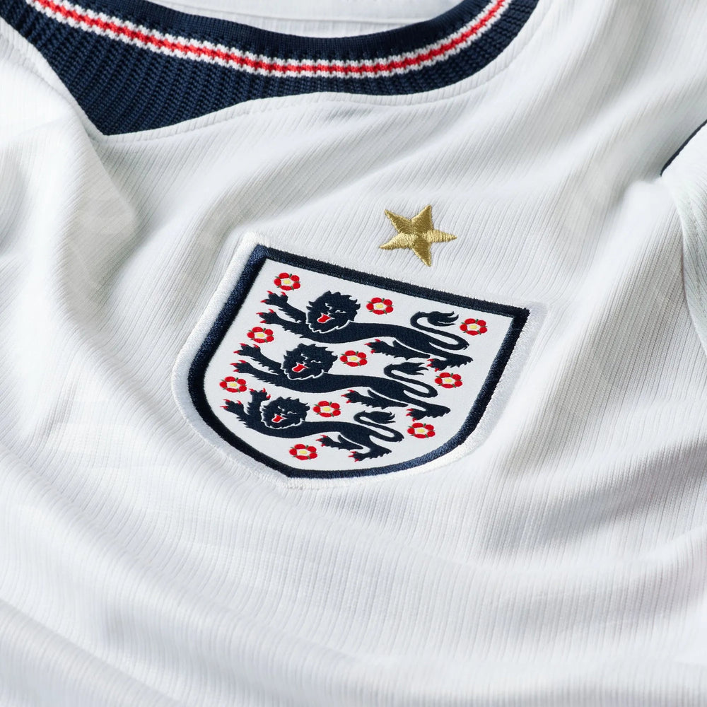 Nike 2026-27 England Men's Stadium Home Soccer Jersey White/Speed Red/Obsidian/Obsidian