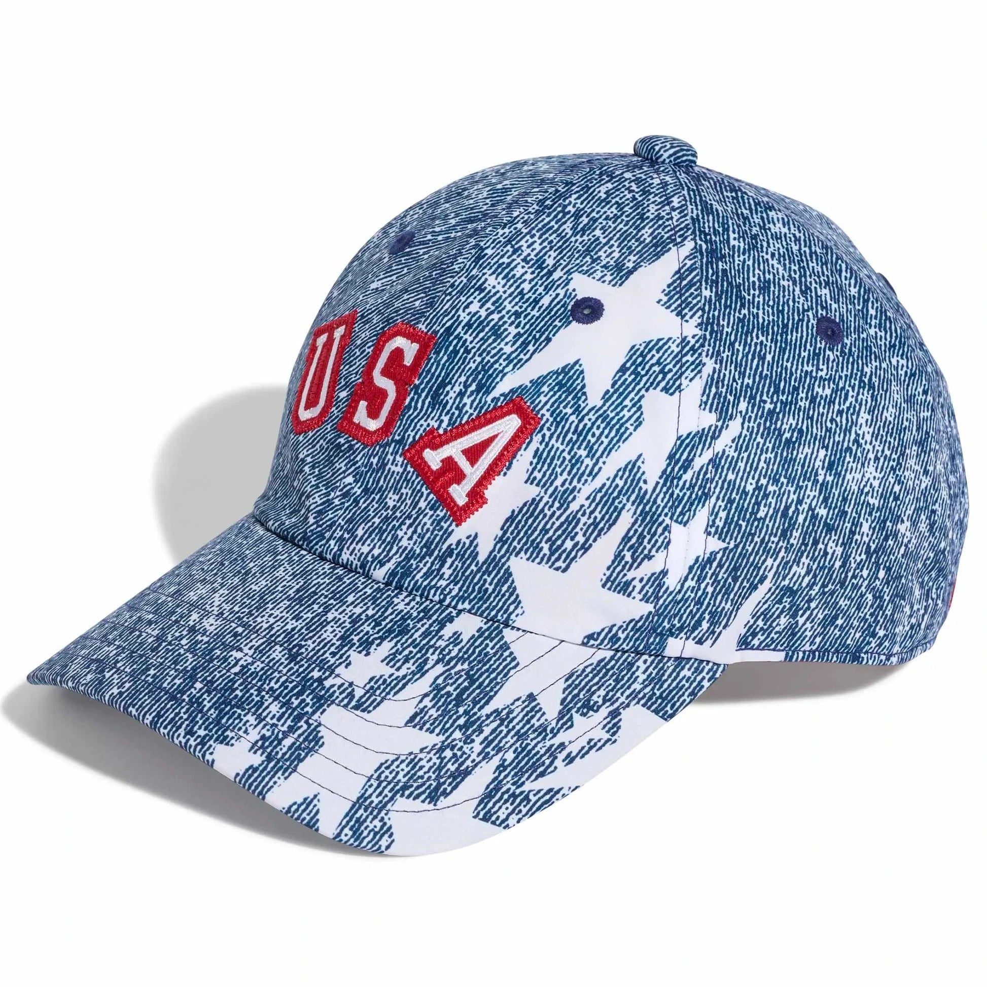 Adidas USA Denim Graphic Cap White / Dark Blue / Power Red