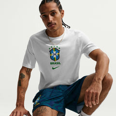 Nike 2026-27 Brazil Men's Crest Tee White