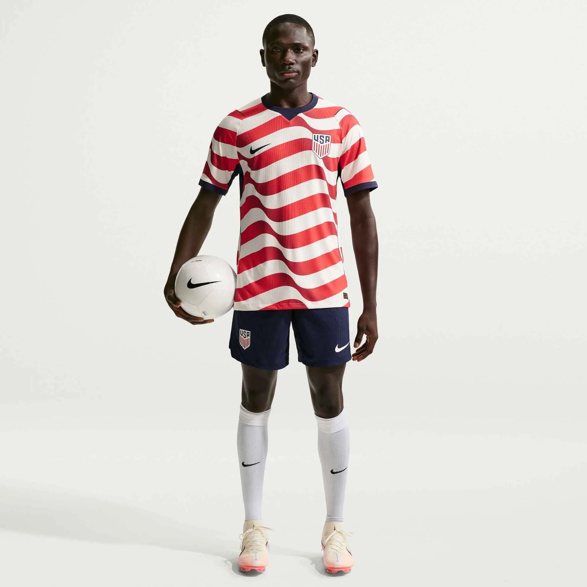 Nike 2026-27 USMNT Men's Authentic Home Soccer Jersey Sail/Midnight Navy/Midnight Navy