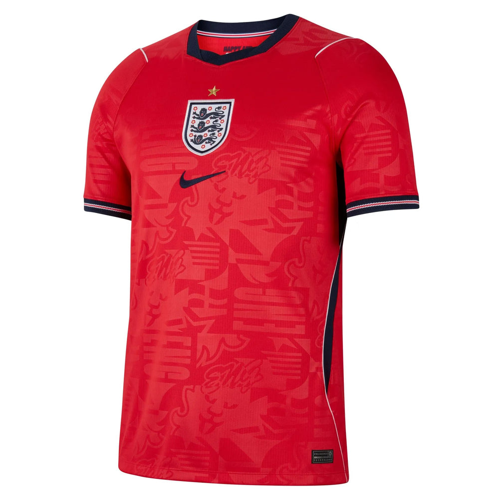 Nike 2026-27 England Men's Stadium Away Soccer Jersey Speed Red/Obsidian/White/Obsidian