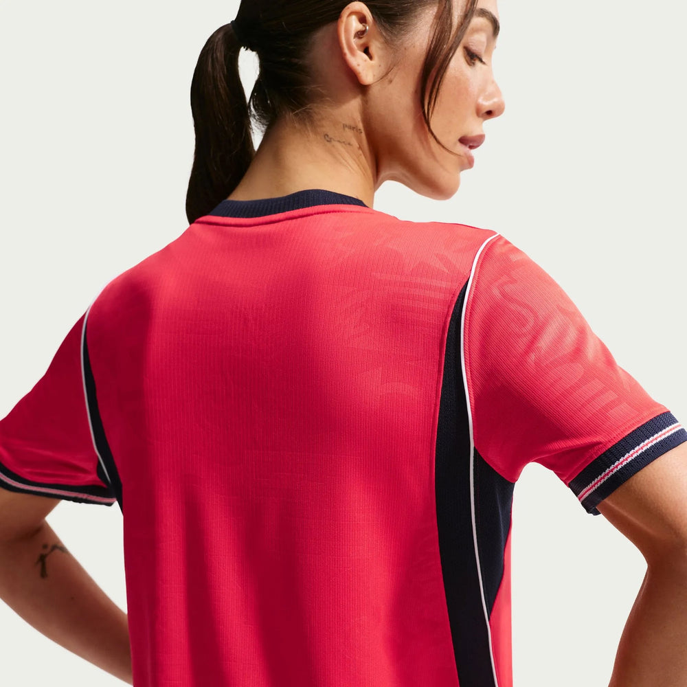 Nike 2026-27 England Women's Stadium Away Soccer Jersey Speed Red/Obsidian/White/Obsidian