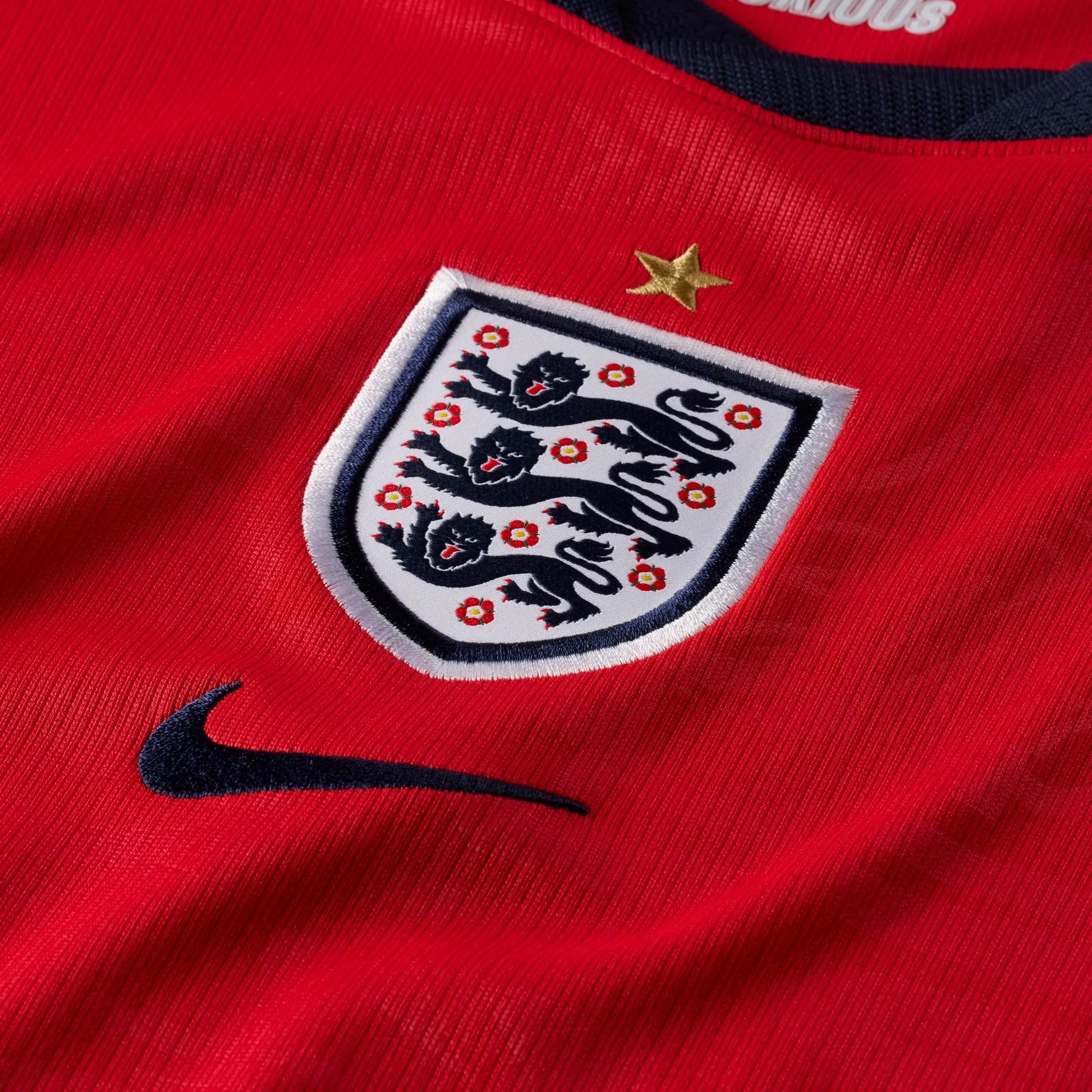 Nike 2026-27 England Women's Stadium Away Soccer Jersey Speed Red/Obsidian/White/Obsidian
