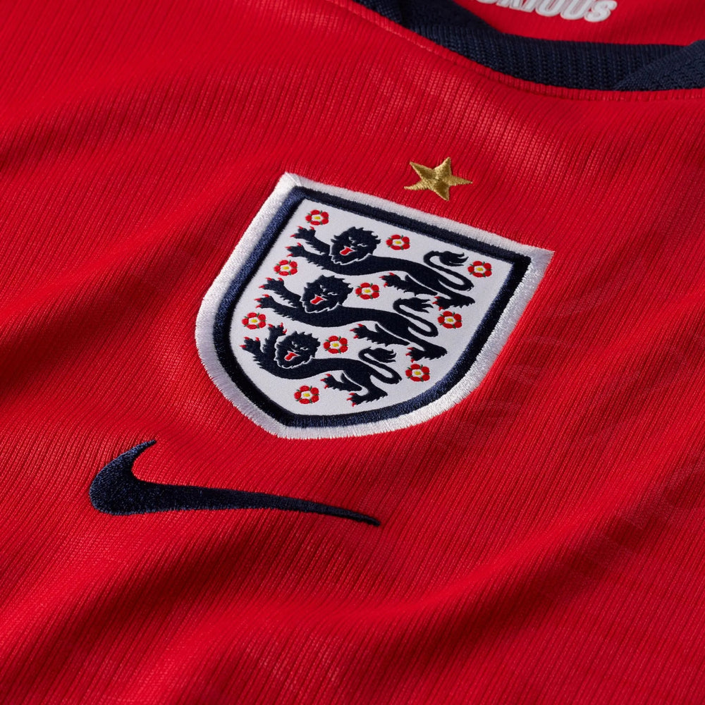 Nike 2026-27 England Women's Stadium Away Soccer Jersey Speed Red/Obsidian/White/Obsidian