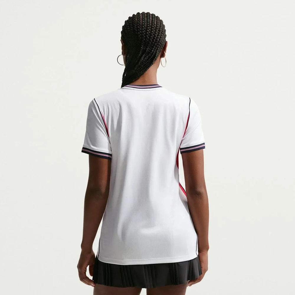 Nike 2026-27 England Women's Stadium Home Soccer Jersey White/Speed Red/Obsidian/Obsidian