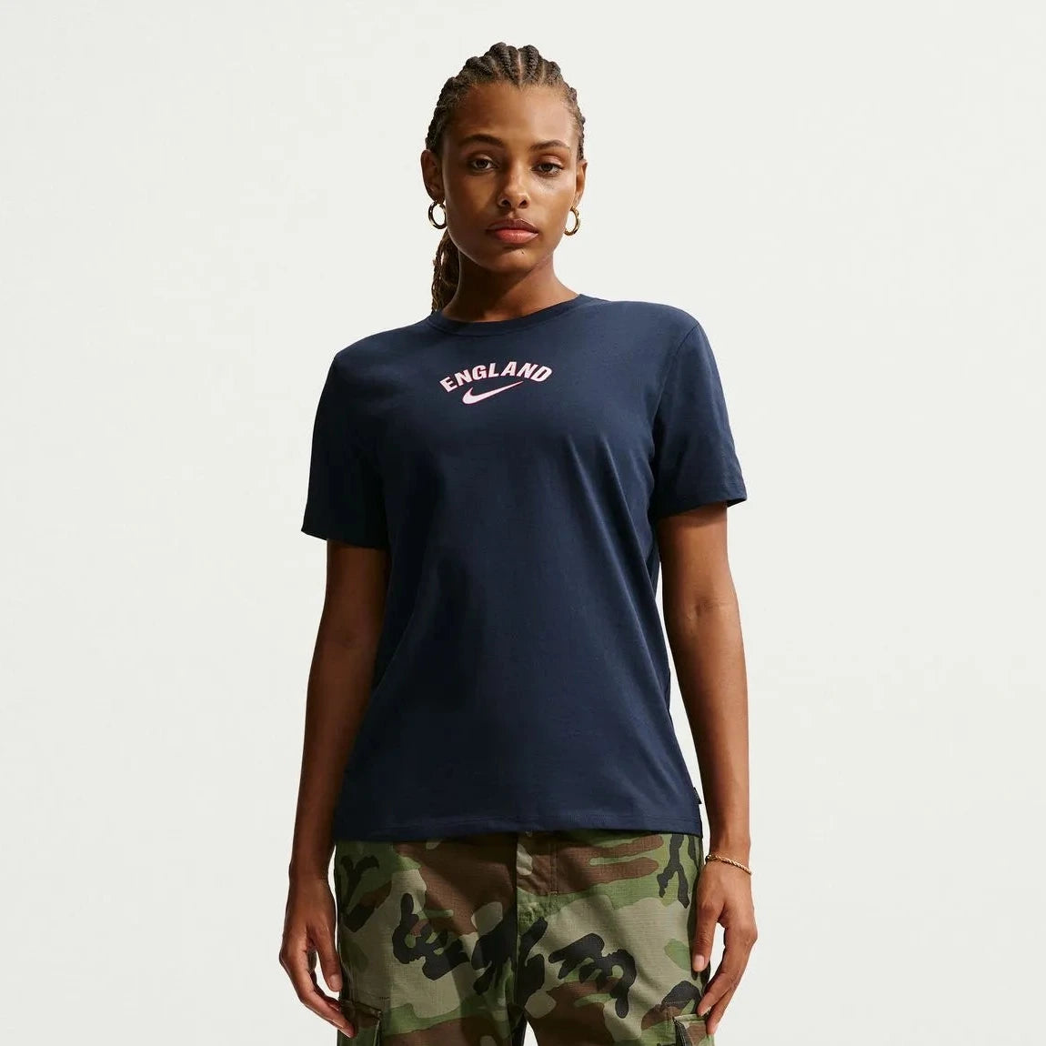 Nike 2026-27 England Women's Wordmark Tee Obsidian