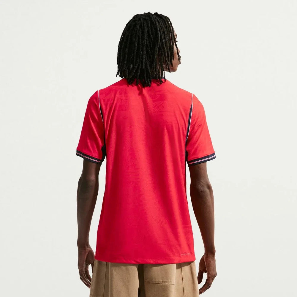 Nike 2026-27 England Men's Authentic Away Soccer Jersey Speed Red/Obsidian/White/Obsidian