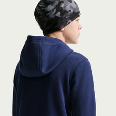 Nike 2026-27 England Youth Club Pullover Hoodie Midnight Navy/White