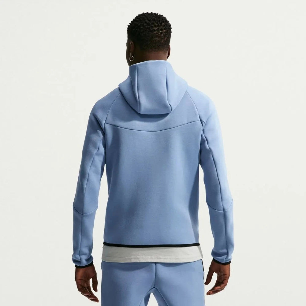 Nike 2026-27 England Men's Full-Zip Tech Fleece Hoodie Work Blue/White