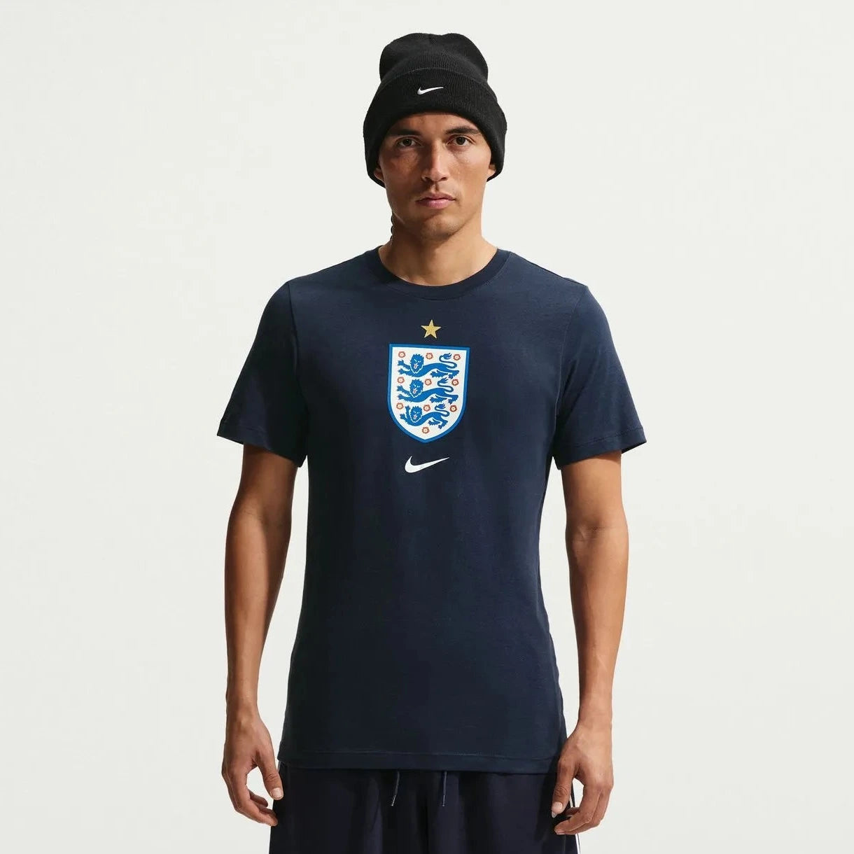 Nike 2026-27 England Men's Crest Tee Obsidian