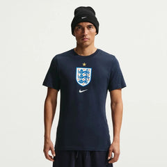 Nike 2026-27 England Men's Crest Tee Obsidian