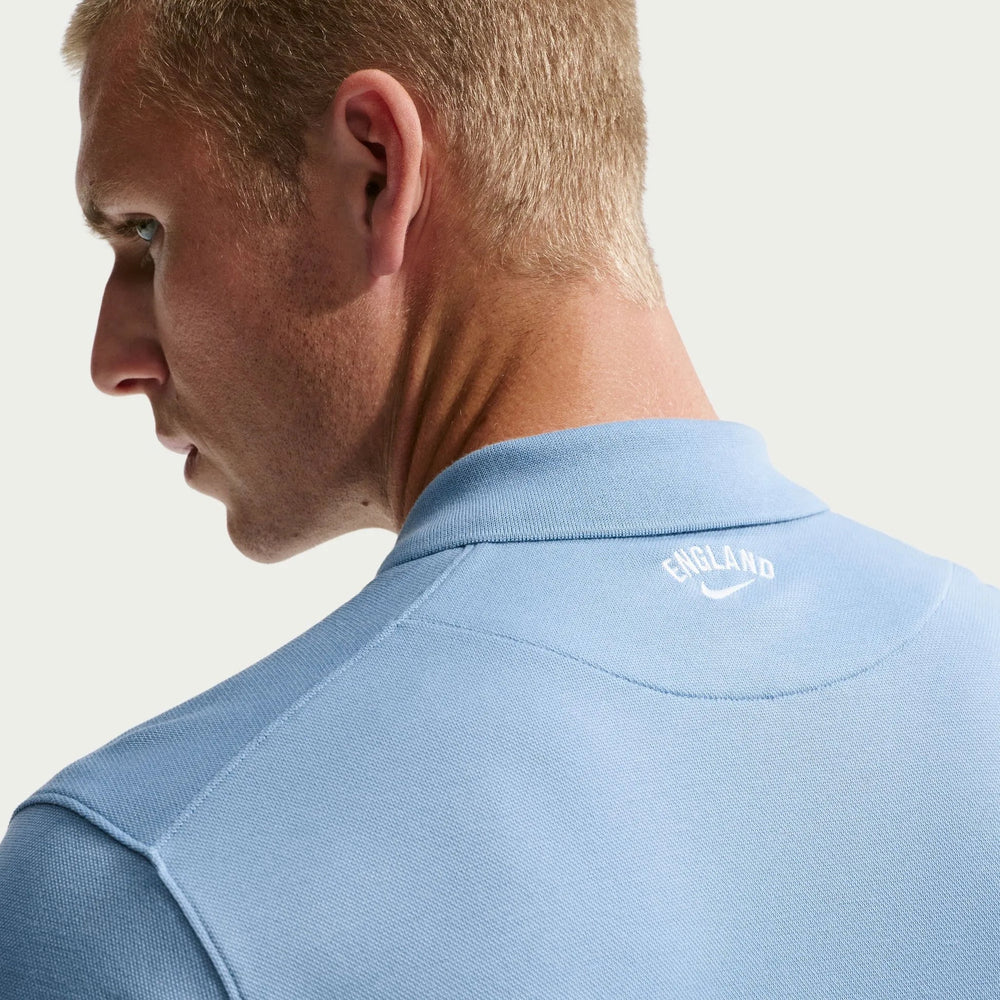 Nike 2026-27 England Men's The Polo 2.0 Work Blue/White