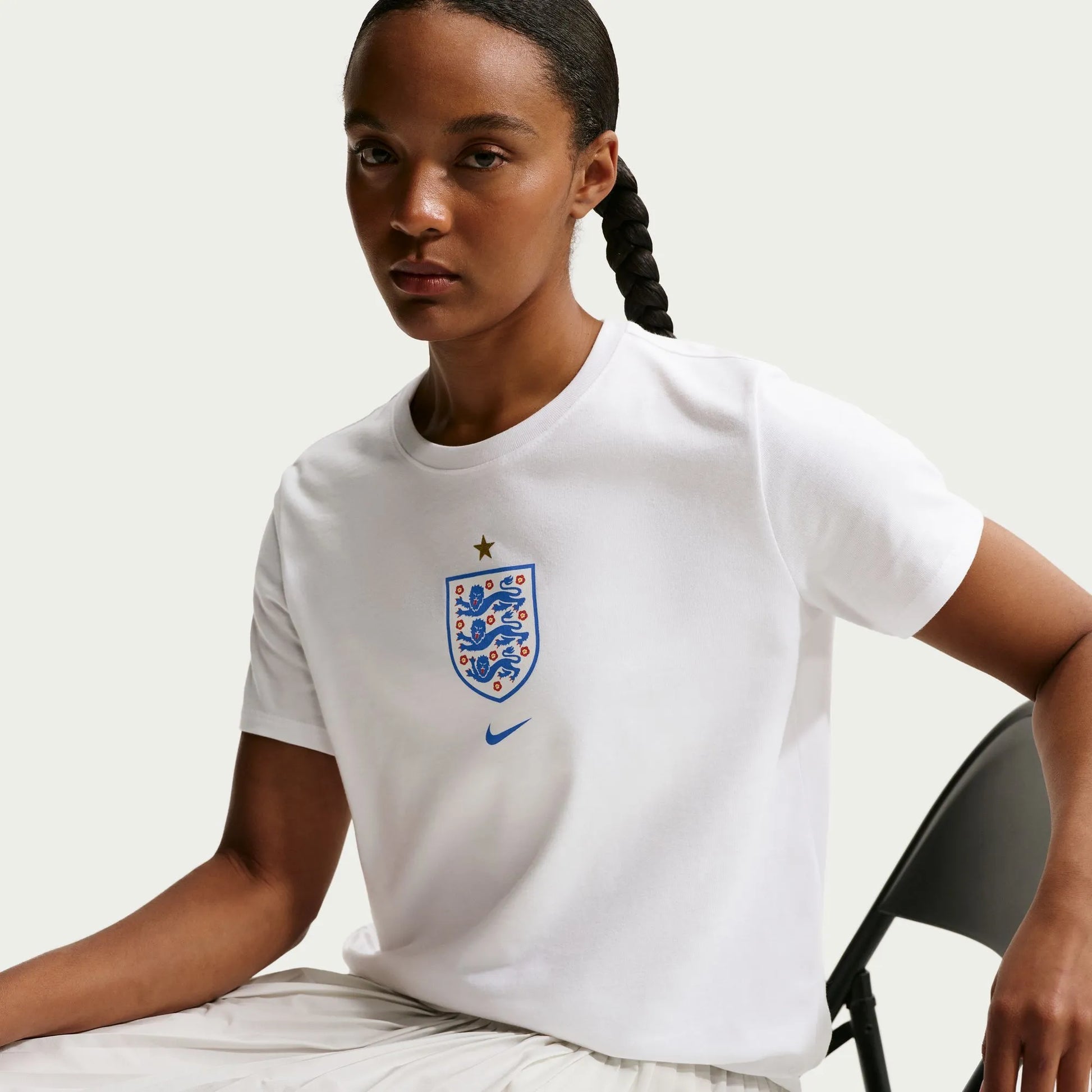 Nike 2026-27 England Women's Crest Tee White